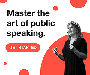 TED Masterclass - Master the art of public speaking.  Get started.